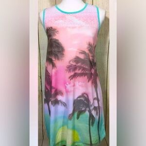 BRAND NEW Girls Saint Eve Kids Nightgown Palm Trees Size M (10-12)